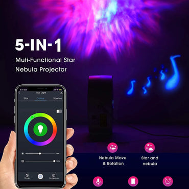 Smart Galaxy Projector - Create Your Own Cosmic Oasis