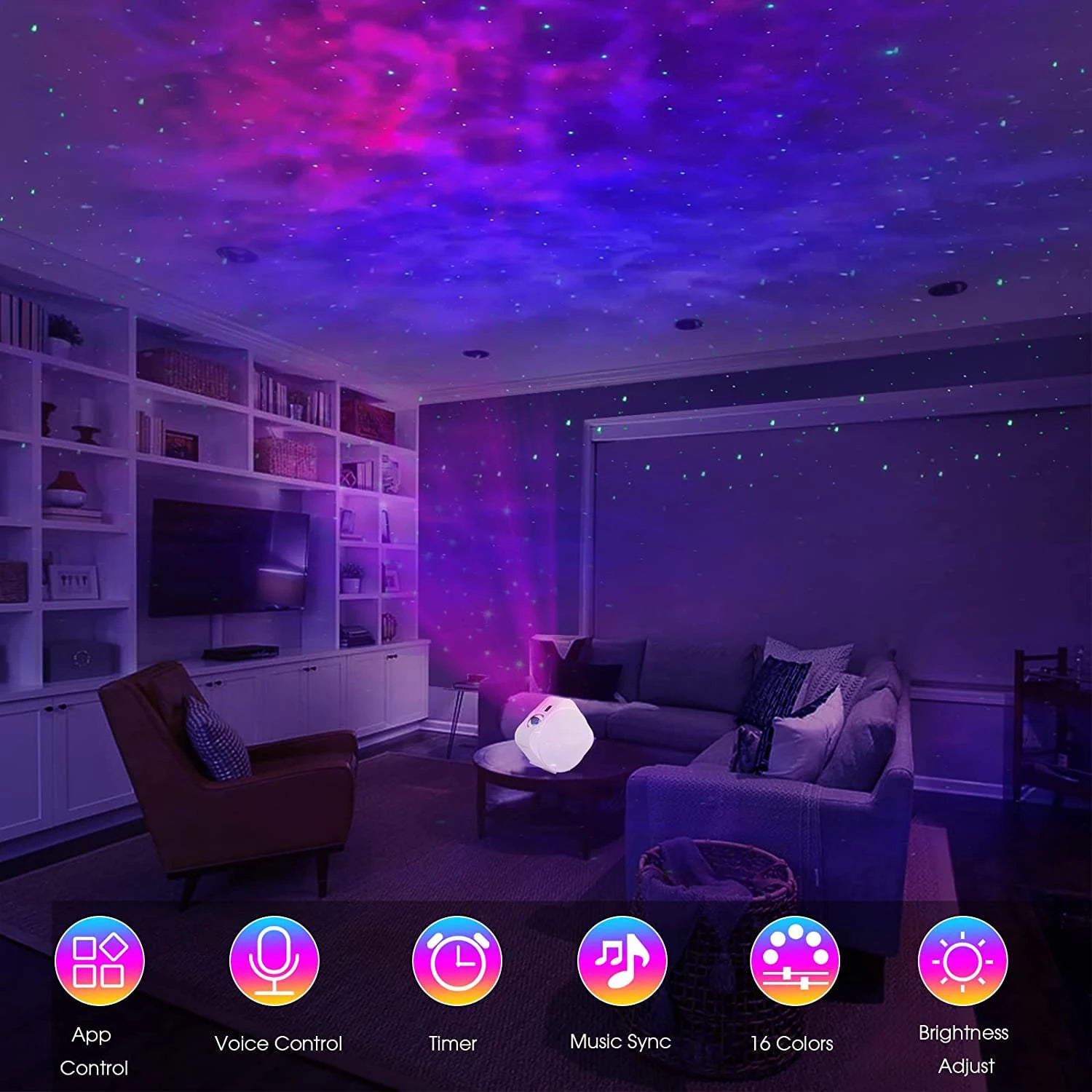 Smart Galaxy Projector - Create Your Own Cosmic Oasis