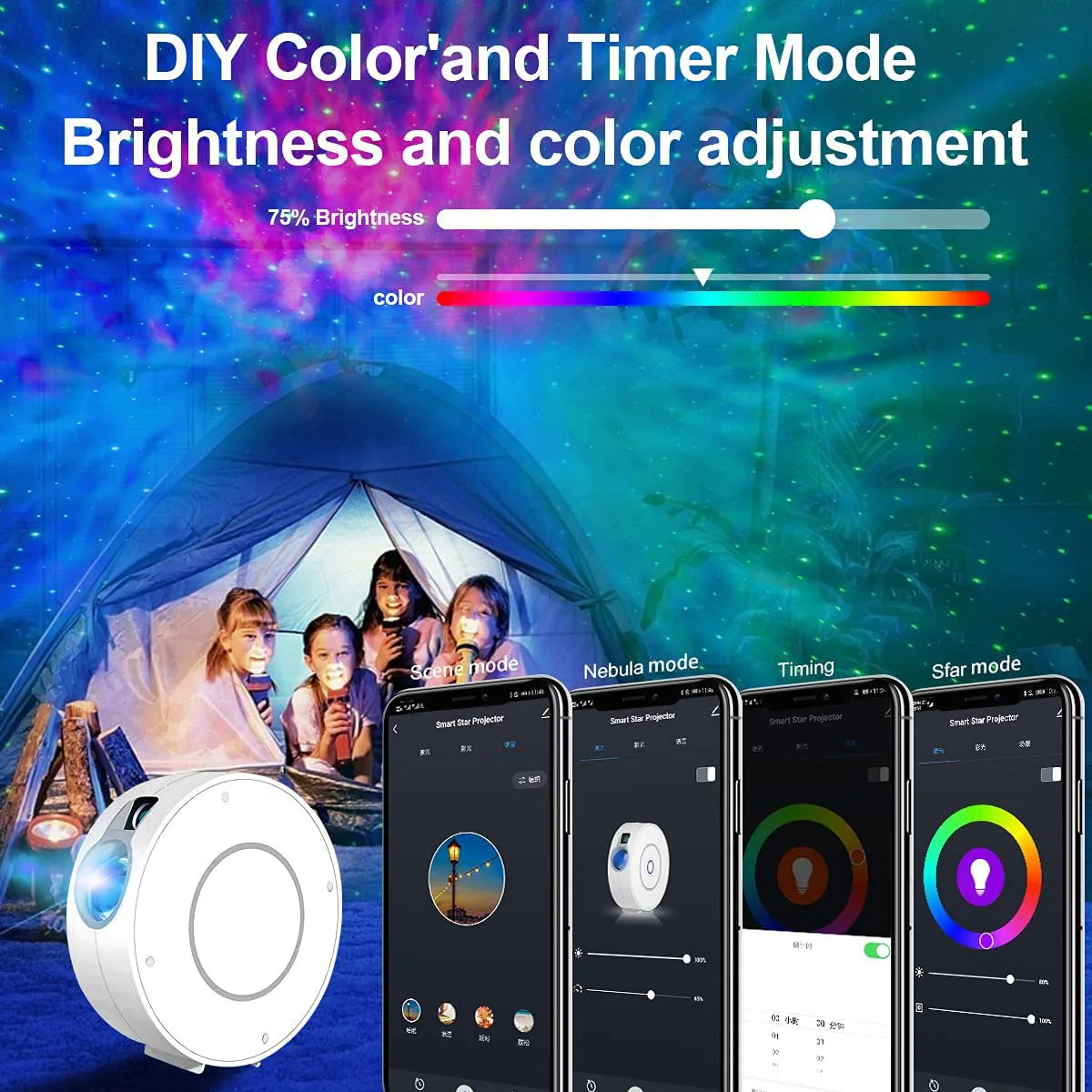 Smart Galaxy Projector - Create Your Own Cosmic Oasis