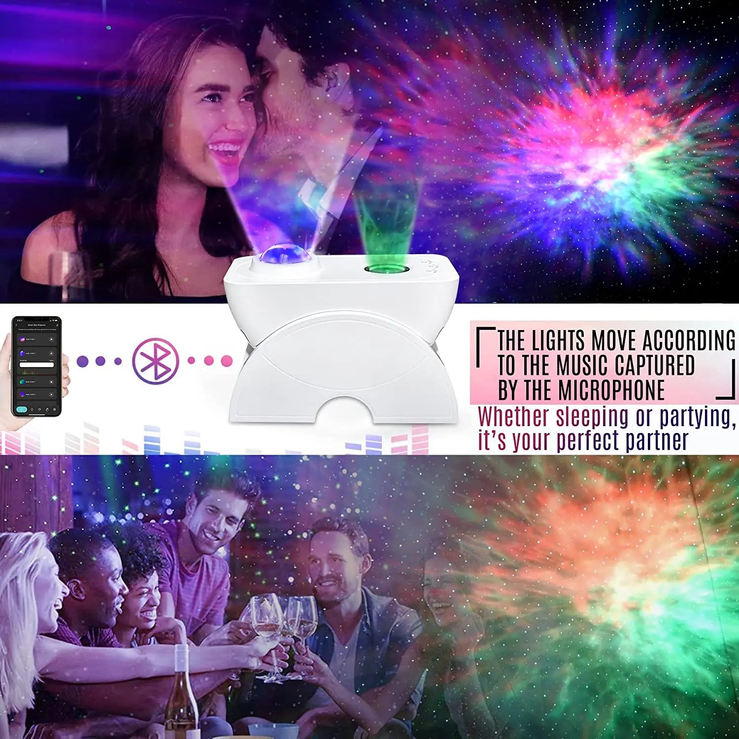 Smart Galaxy Projector - Create Your Own Cosmic Oasis