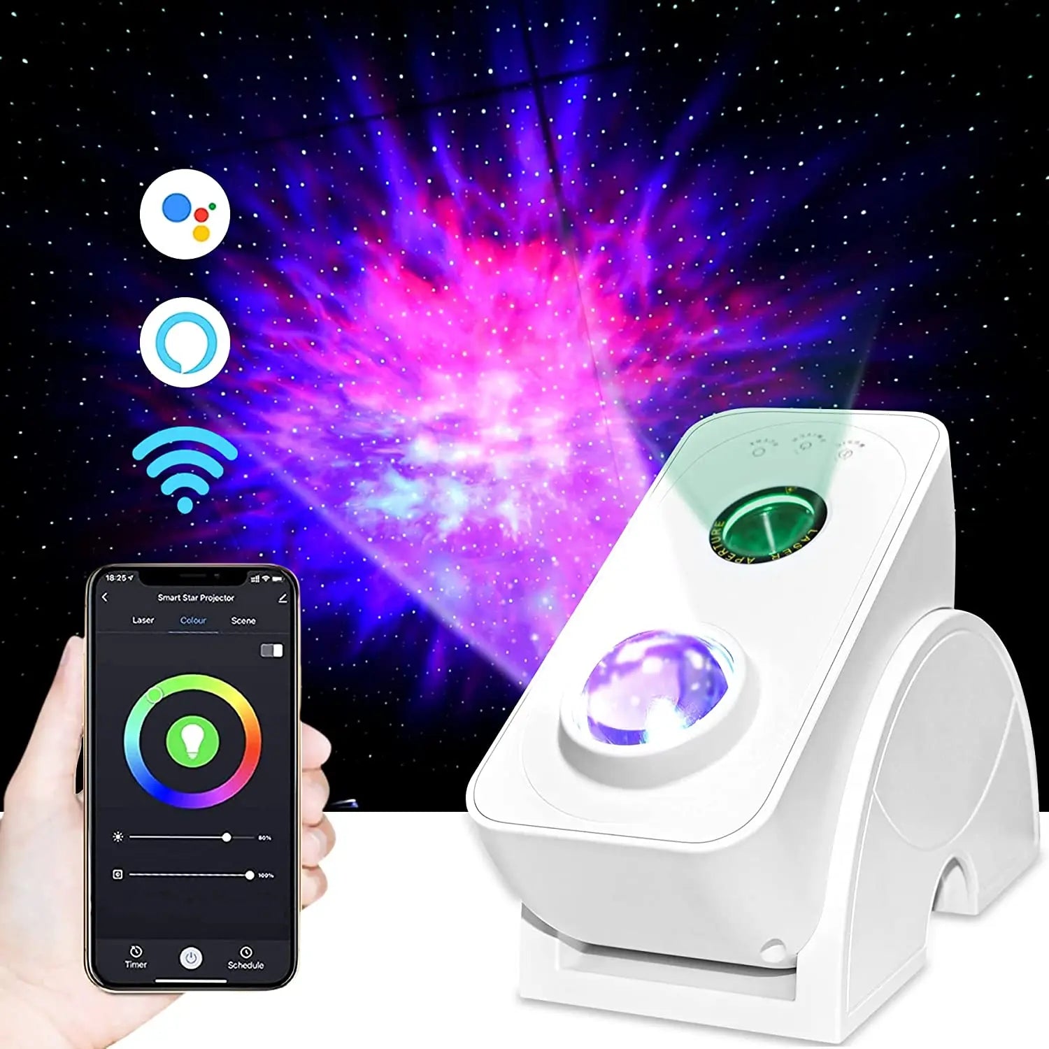 Smart Galaxy Projector - Create Your Own Cosmic Oasis