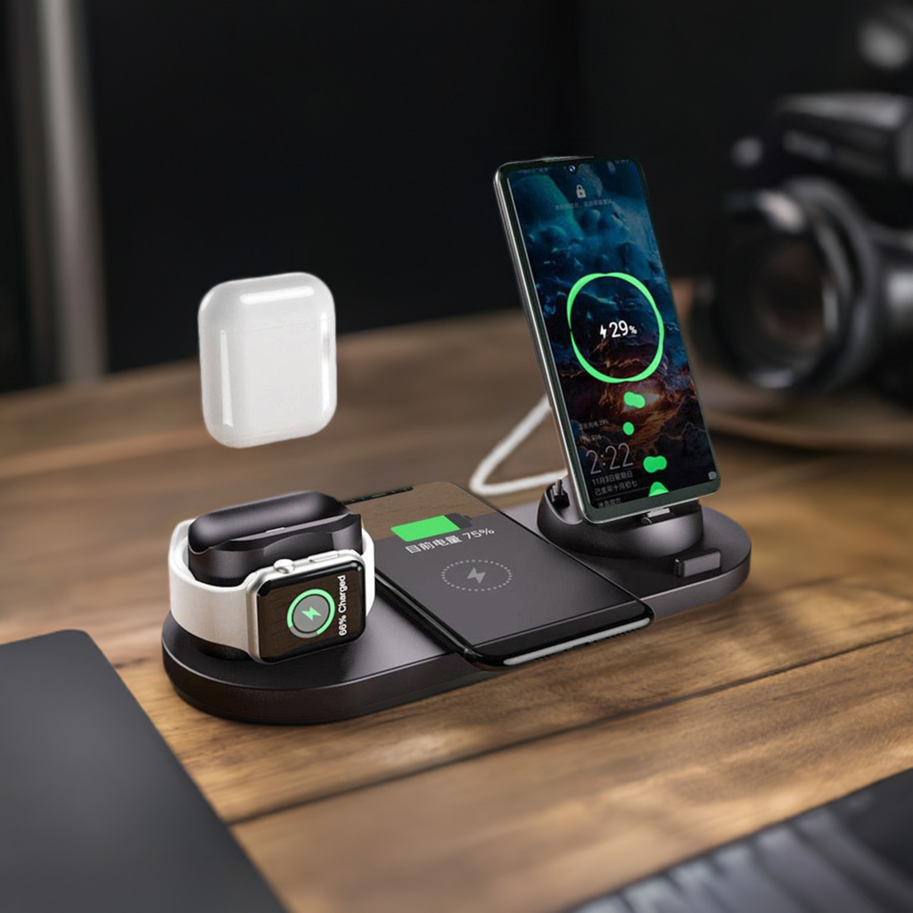 Qi Wireless Fast Charging Dock For Apple