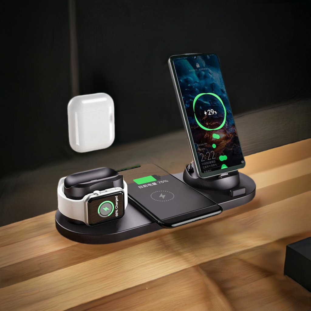 Qi Wireless Fast Charging Dock For Apple