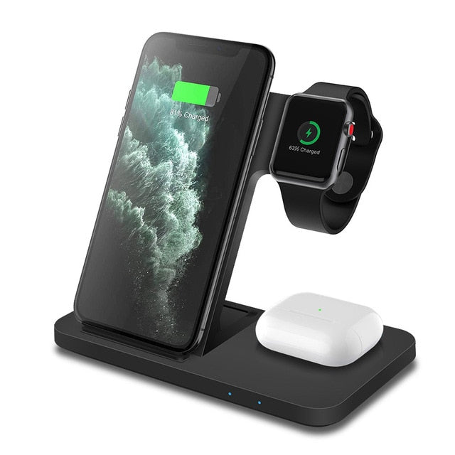 Qi Wireless Fast Charging Dock For Apple