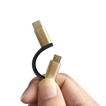 2 in 1 USB to Type-C and Micro USB OTG Adapter