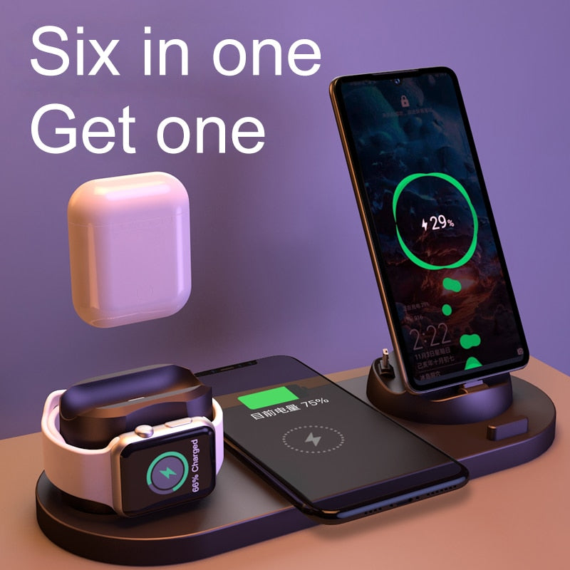 Qi Wireless Fast Charging Dock For Apple