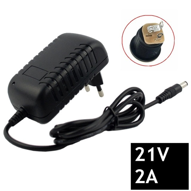 21V 2A 18650 Lithium Battery Charger