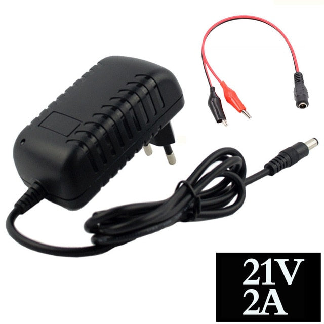 21V 2A 18650 Lithium Battery Charger