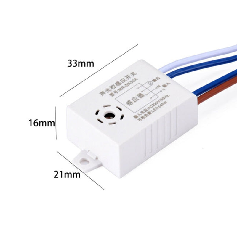 220V Smart Sound Voice Sensor Module Auto ON/OFF