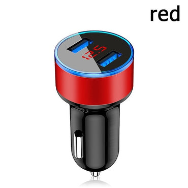 3.1A Dual USB Car Charger  With LED Display