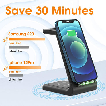 3 in 1 Wireless Fast Charging Dock