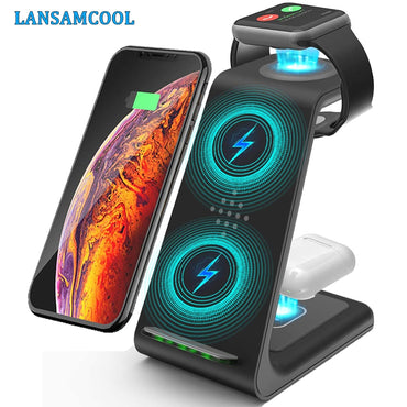 3 in 1 Wireless Fast Charging Dock