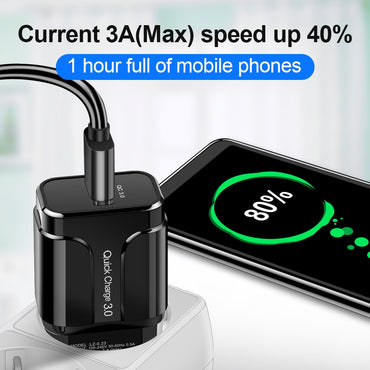 3A Quick Charge 3.0 USB Charger