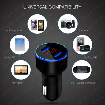 4.8A 5V 2 Ports USB Car Chargers