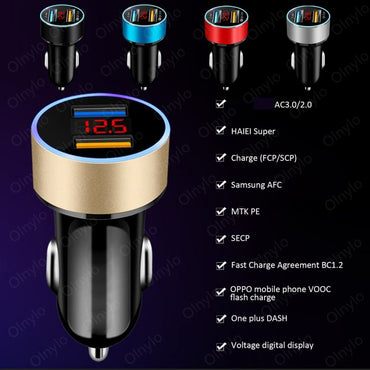 4.8A 5V 2 Ports USB Car Chargers