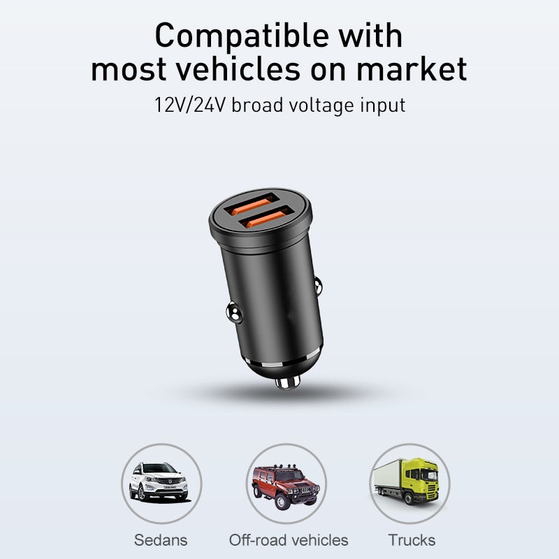 48W Car Charger  QC PD 4.0 3.0 Quick Charge