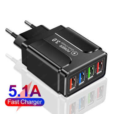 48W 4 Ports USB Quick Charger