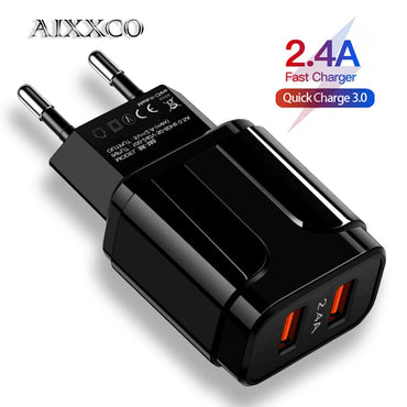 AIXXCO Quick Charge 5V 2A QC 3.0 with LED Light