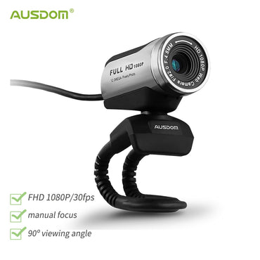 AUSDOM AW615 USB  HD Webcam With Microphone