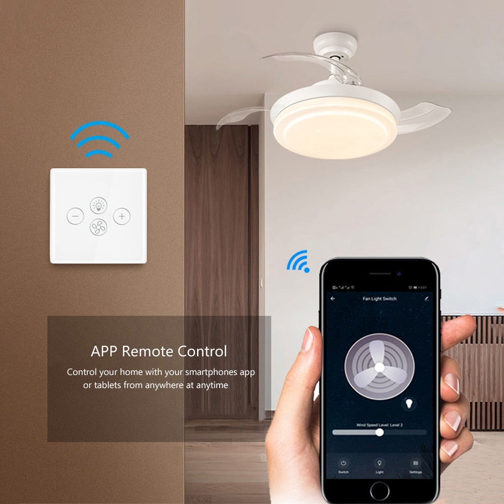 AVATTO Tuya Wifi Fan Light Switch