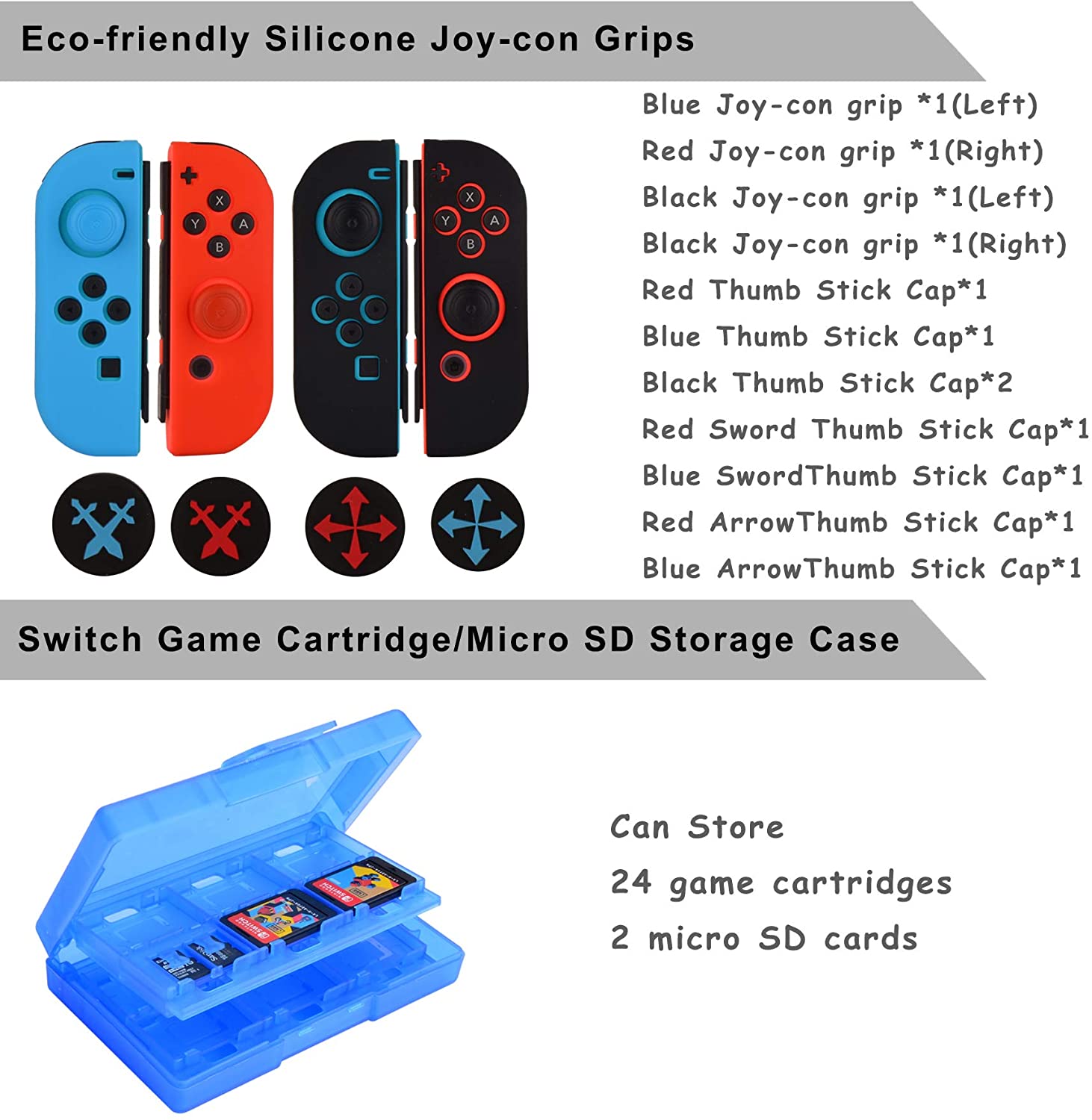 Accessories Kit for Nintendo Switch