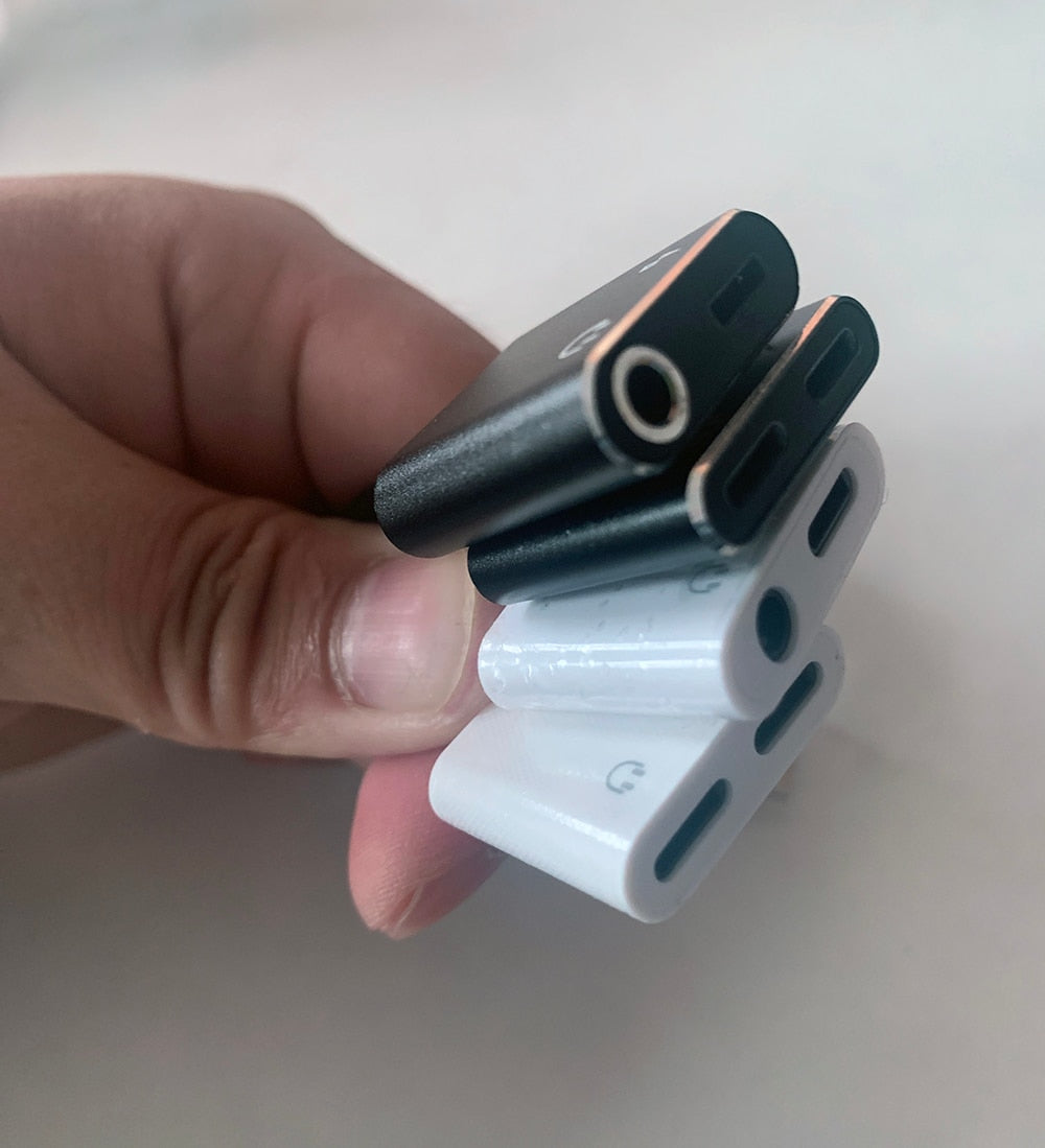 Lightning 3.5mm to Headphone splitter For iPhone