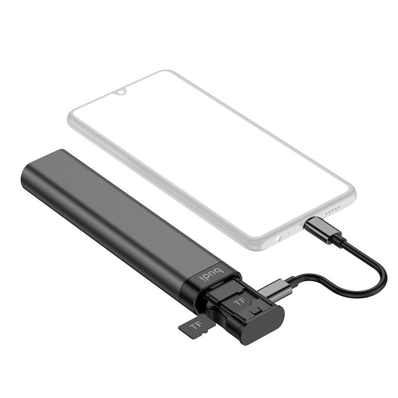 BUDI Multi-function Smart Adapter Card Storage Data Cable