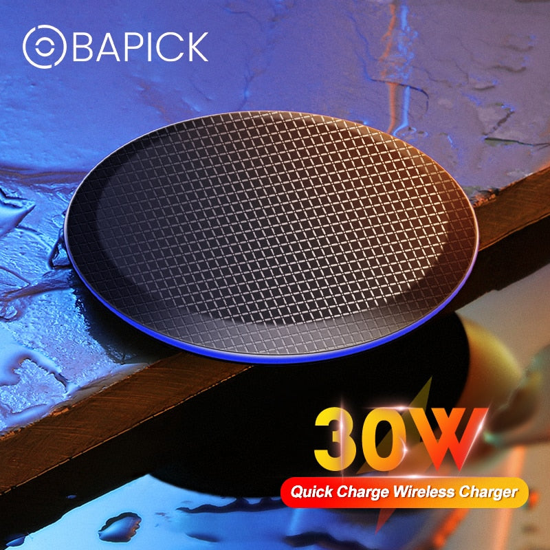 Bapick Qi wireless charger 30W fast charger