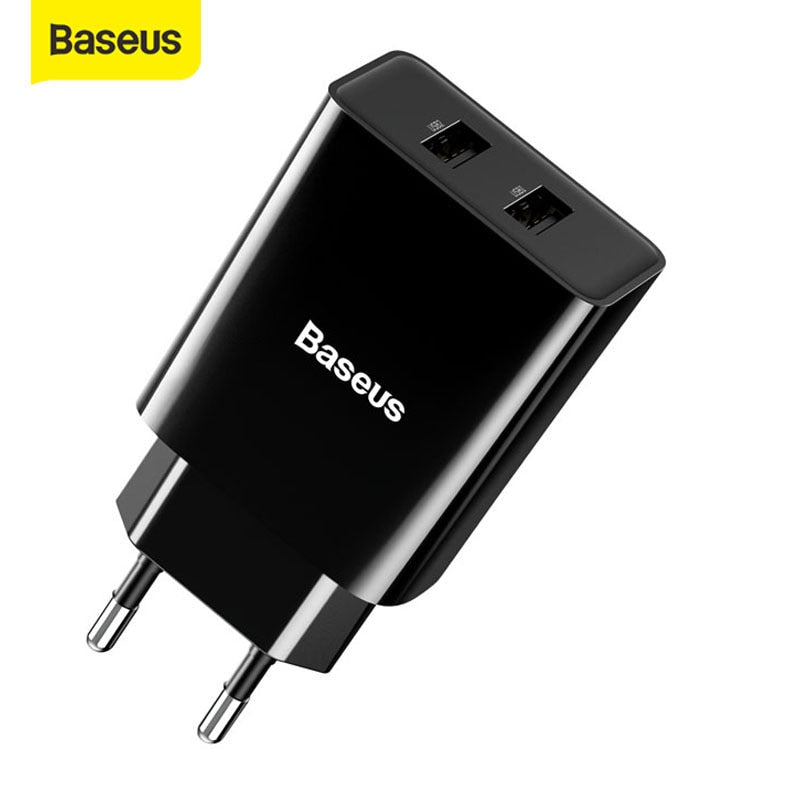 Baseus Dual USB Charger Charge 2.1A Wall Charger