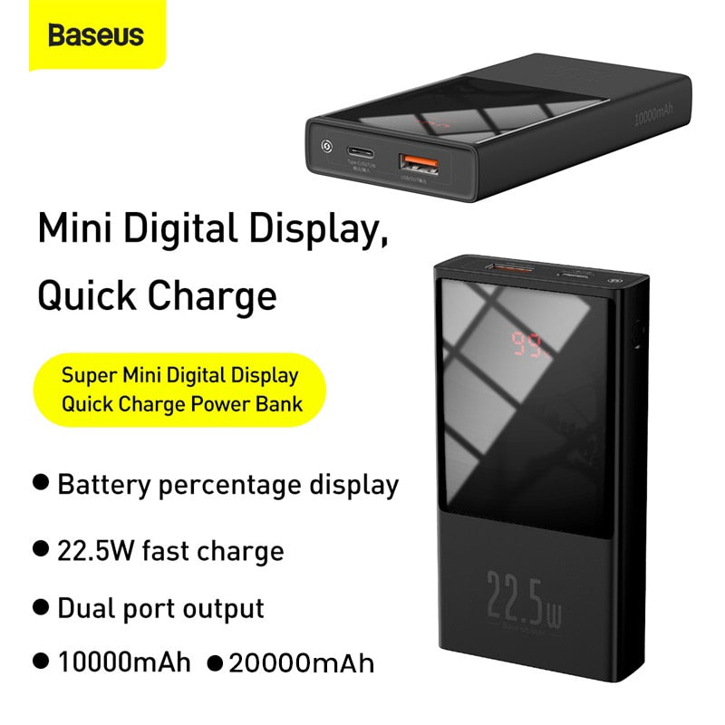 Baseus 20000mAh Mini Power Bank