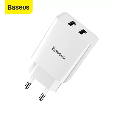 Baseus Portable Dual USB Fast Charger 5V 2.1A