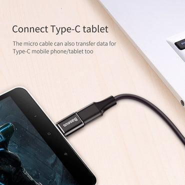 Baseus USB C Adapter OTG  USB-C Male To Micro USB Type-C Adapter