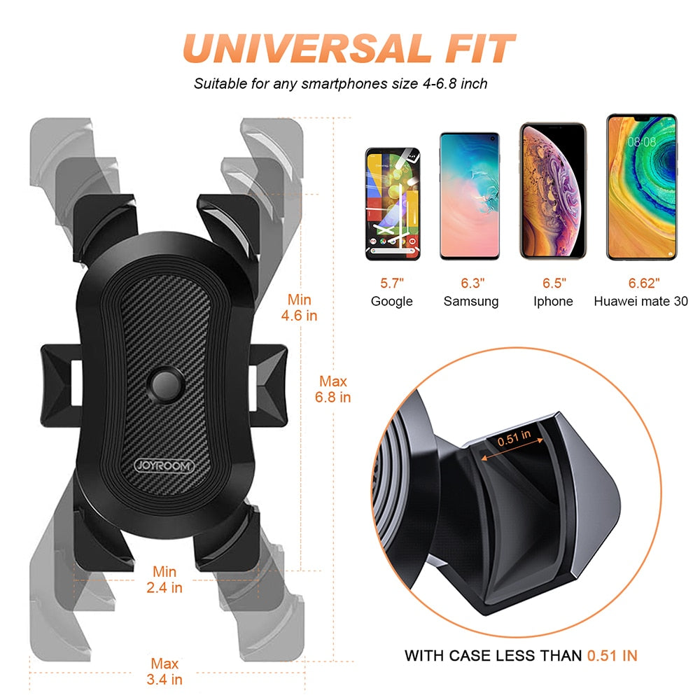 Bike Phone Holder Universal Motorcycle Bicycle Phone Holder Handlebar Stand Mount Bracket Mount Phone Holder For iPhone 13 12 11