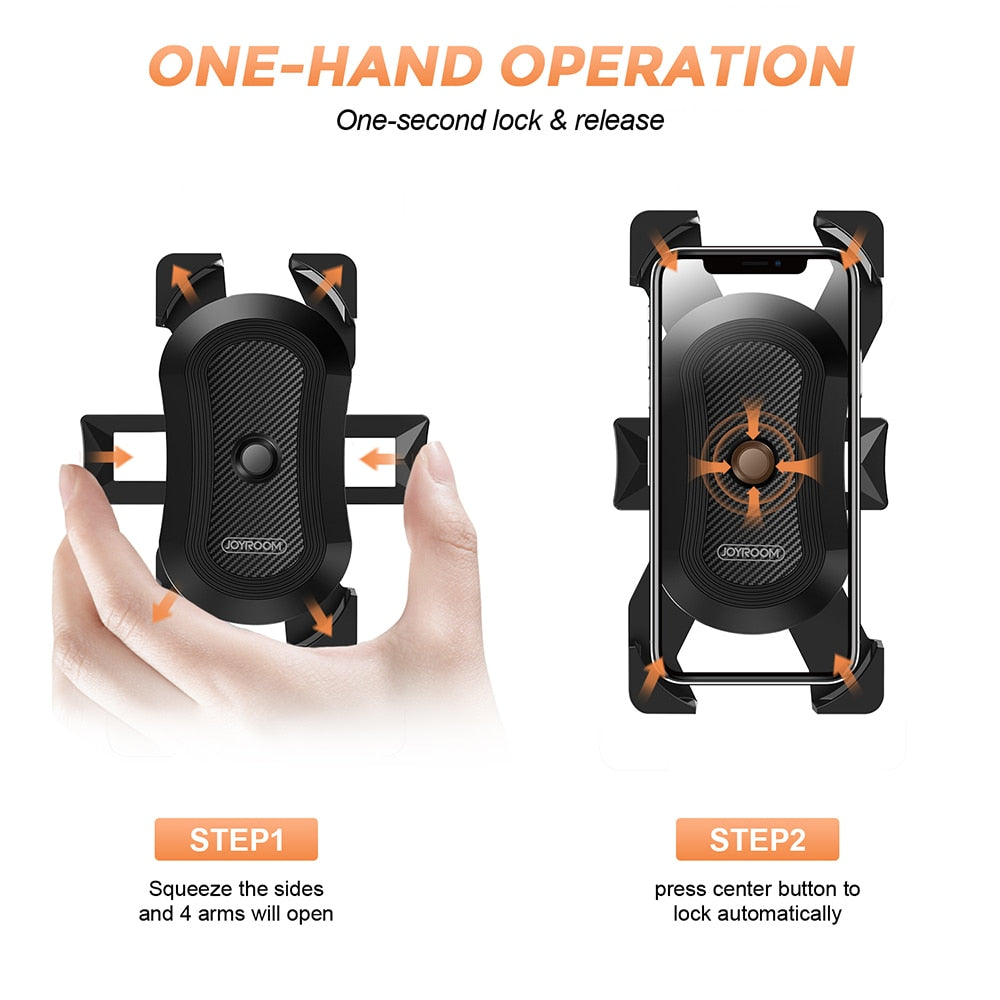 Bike Phone Holder Universal Motorcycle Bicycle Phone Holder Handlebar Stand Mount Bracket Mount Phone Holder For iPhone 13 12 11