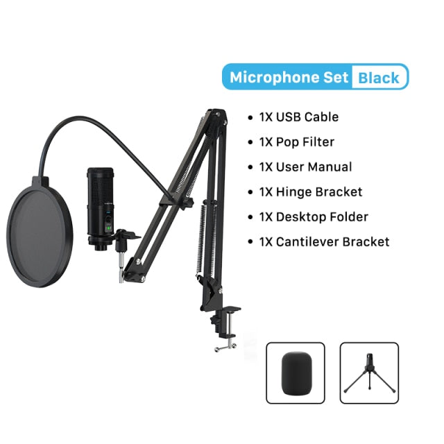 CABLETIME Professional USB Condenser Microphone