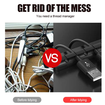 Cable Management Silicone Cable Holder