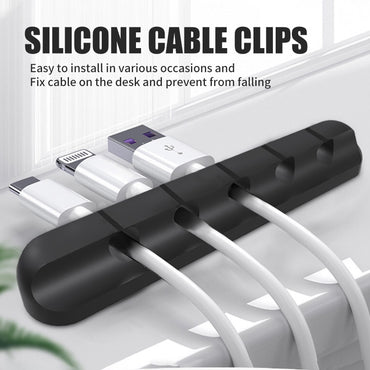 Cable Management Silicone Cable Holder