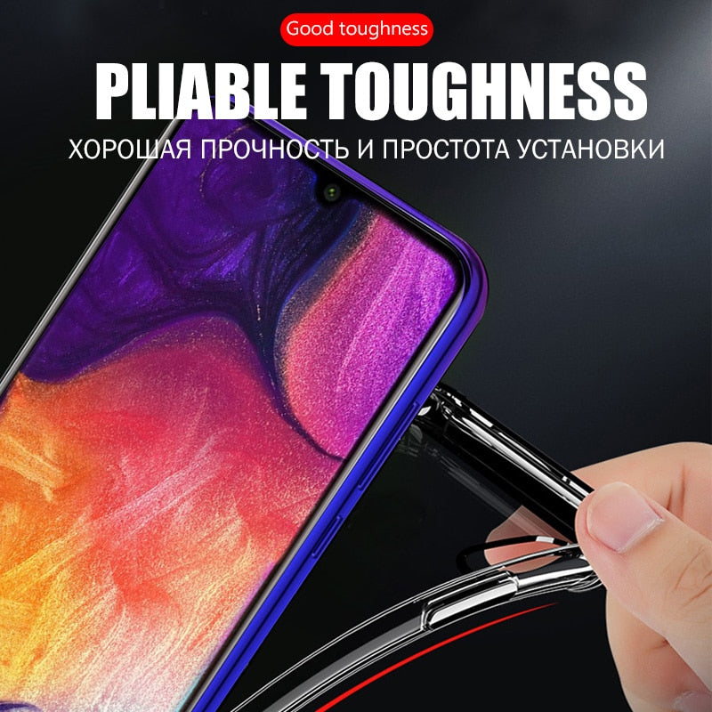 Clear Shockproof Case For Samsung