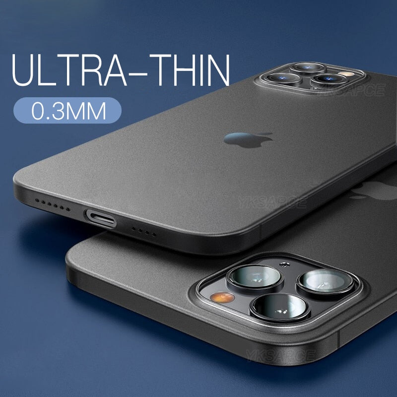Ultra Thin Matte Case For iPhone
