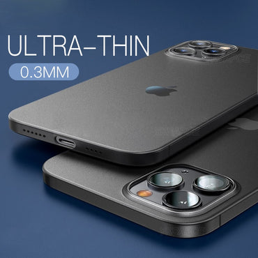 Ultra Thin Matte Case For iPhone