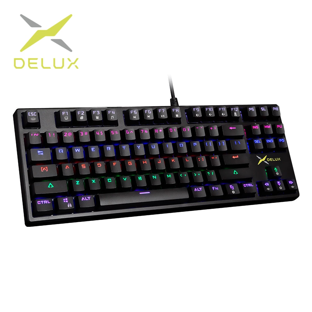 DELUX KM13UM Wired Mechanical Gaming Keyboard