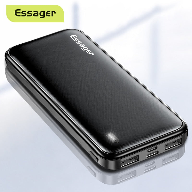 Essager Power Bank  10000mAh USB, Type C, Micro USB