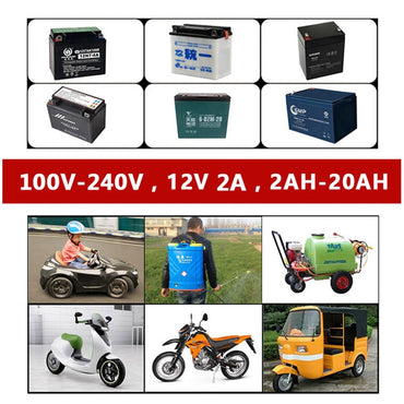 Full Automatic 12V 2A  Battery Charger