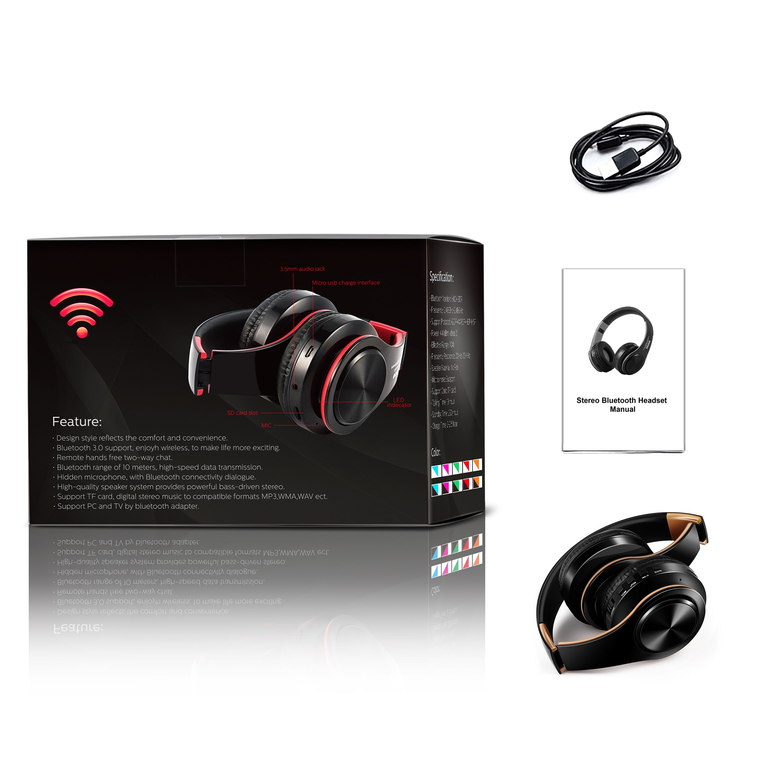 HIFI Stereo Bluetooth Headphone