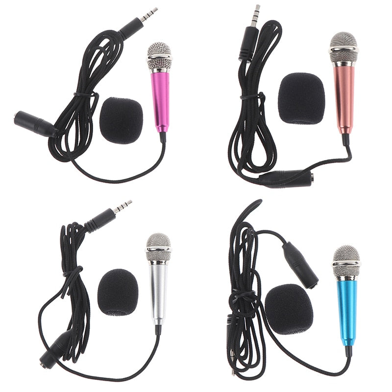 Handheld Mic Portable Mini 3.5mm