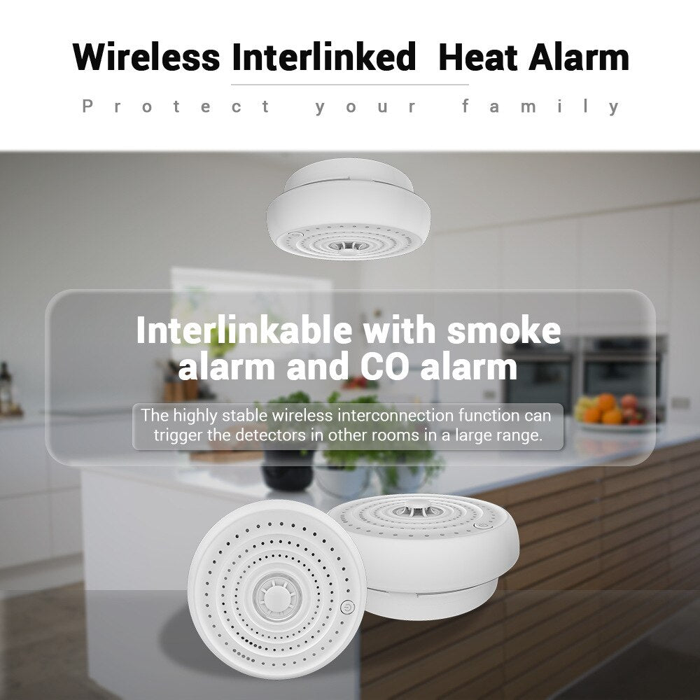 Interconnected Temperature And Smoke sensor