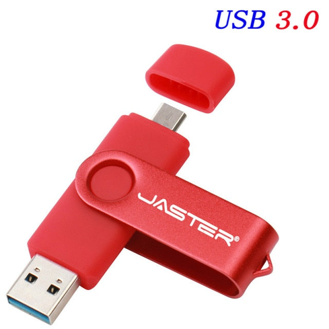 JASTER High speed  USB 3.0 OTG Metal USB Flash Drive