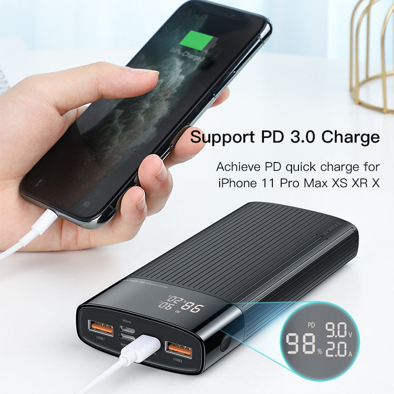 KUULAA fast charger 20000mAh Power Bank