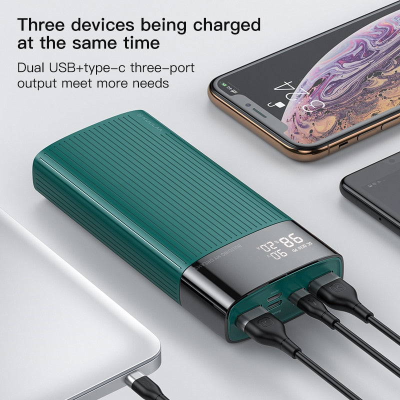 KUULAA fast charger 20000mAh Power Bank