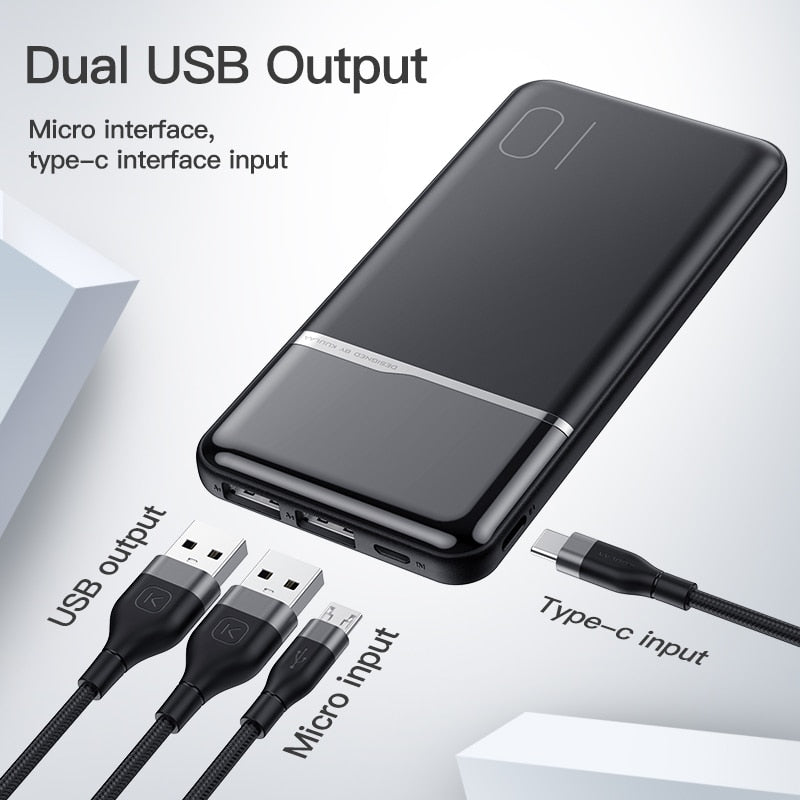 KUULAA Power Bank 10000mAh